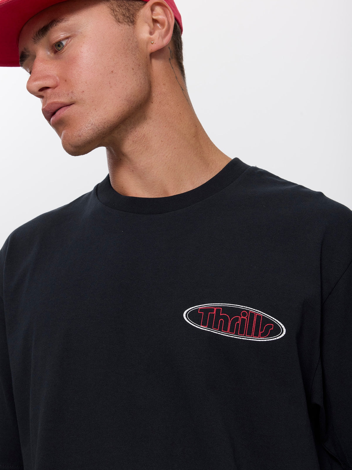 Val for the Win Oversize Fit Tee - Faded Black XS
