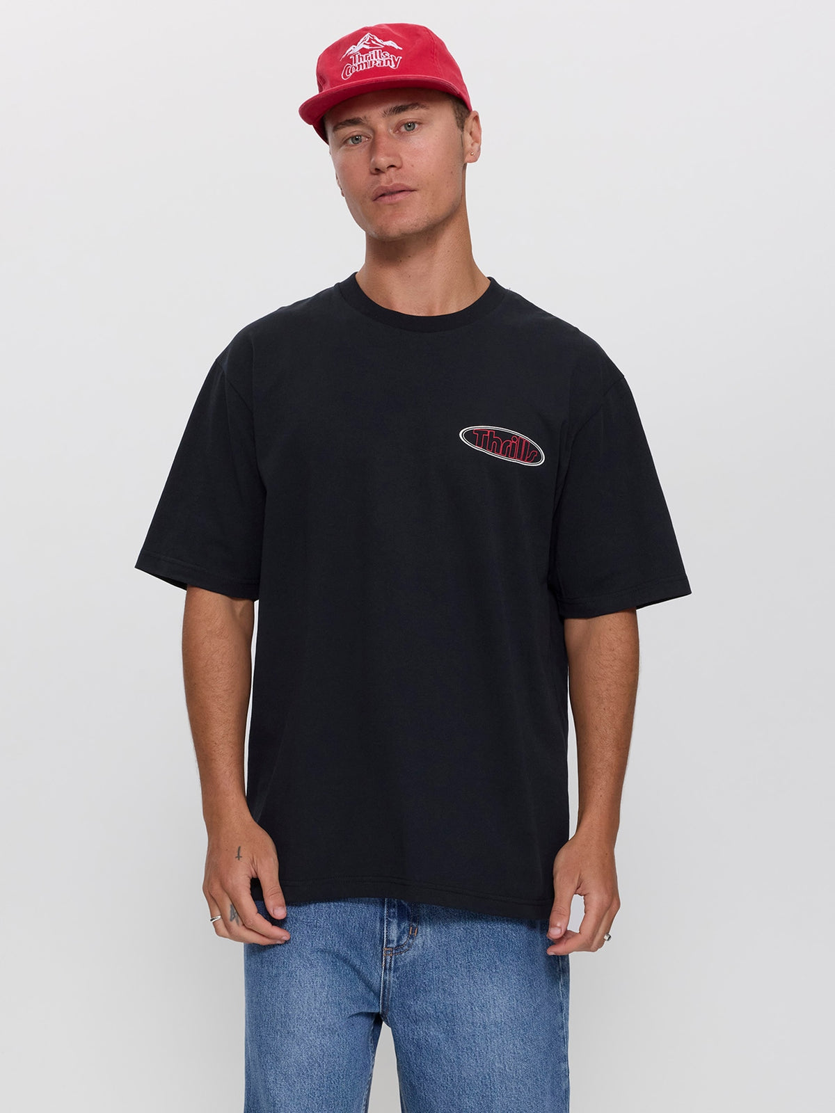 Val for the Win Oversize Fit Tee - Faded Black XS