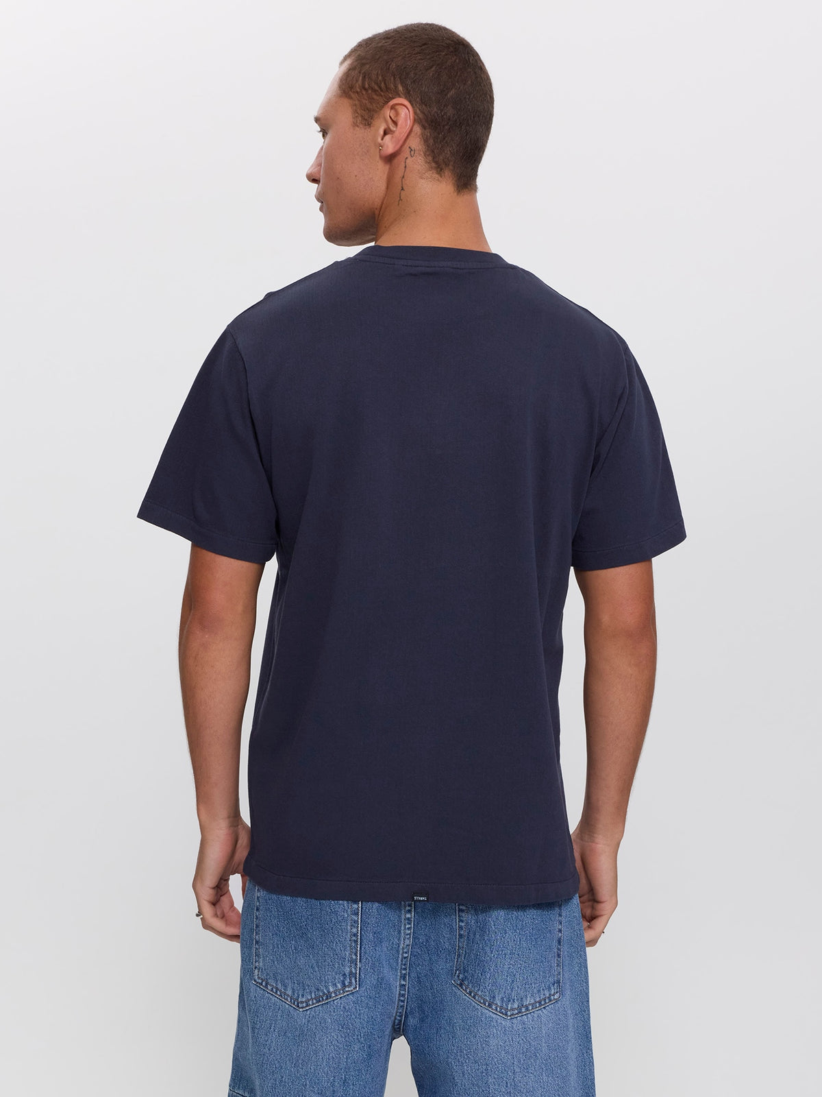 Built to Win Embro Merch Fit Tee - Indigo Marble XS