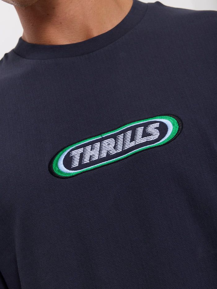 Built to Win Embro Merch Fit Tee - Indigo Marble XS