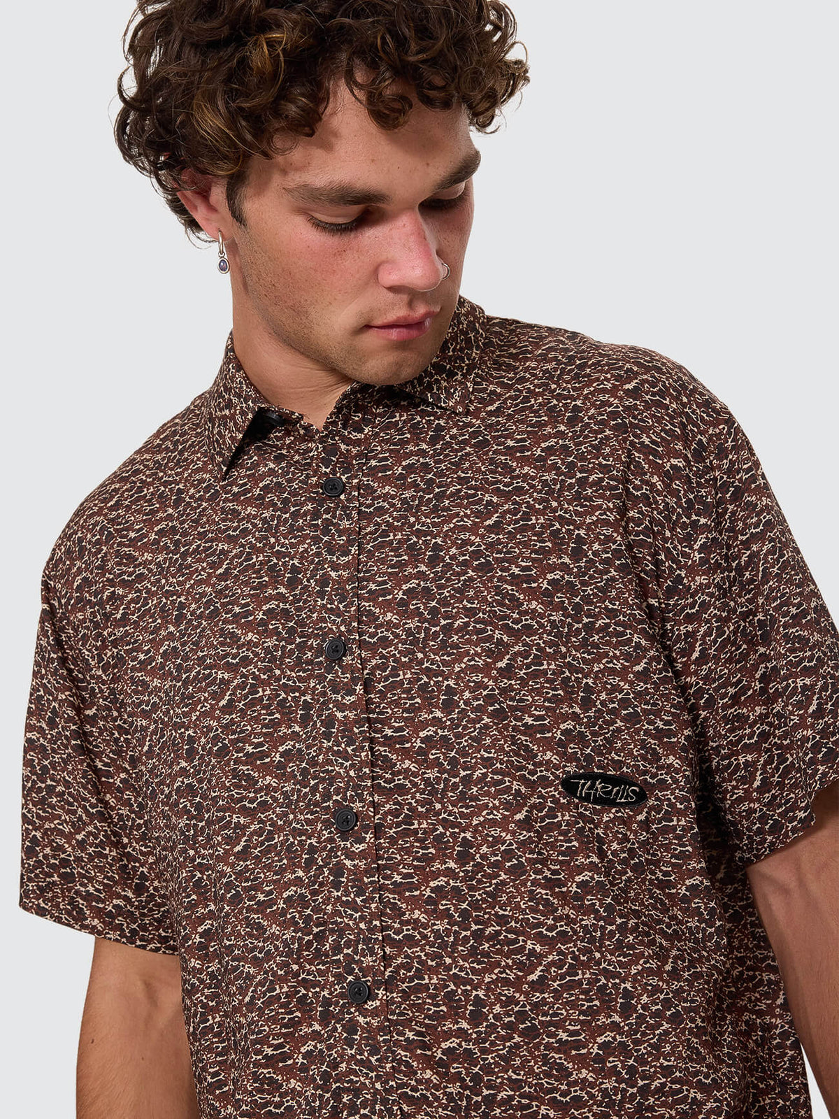 Heater Cropped Short Sleeve Shirt - Camomal XS
