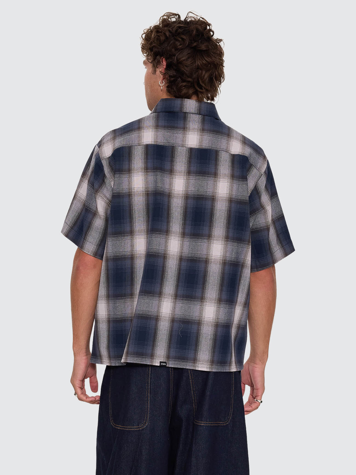 Shadow Runner Cropped Short Sleeve Shirt - Total Eclipse XS
