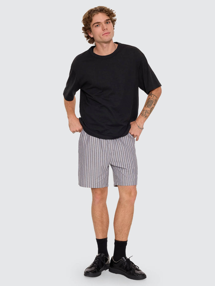 Flowers Of Tomorrow Stripe Volley - Dark Charcoal 26