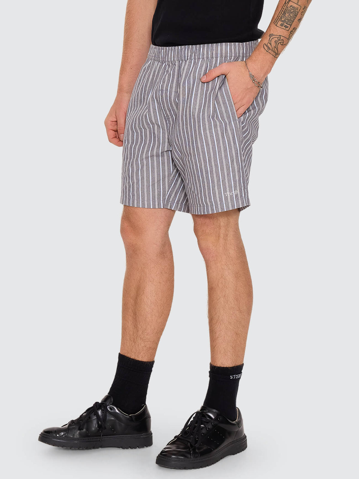 Flowers Of Tomorrow Stripe Volley - Dark Charcoal 26