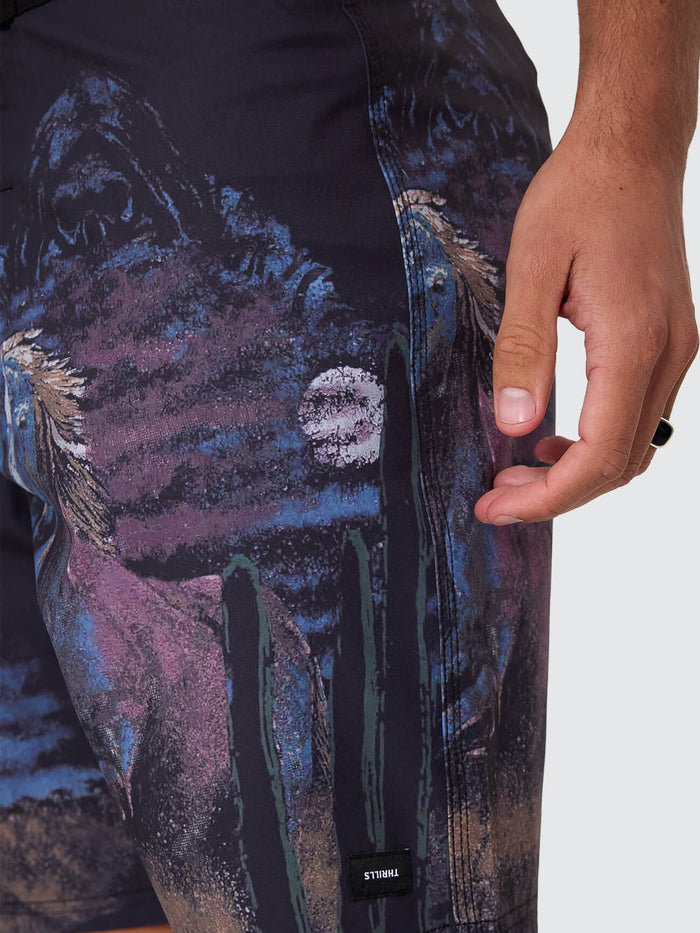 Shadow Runner Boardshort - Black 26