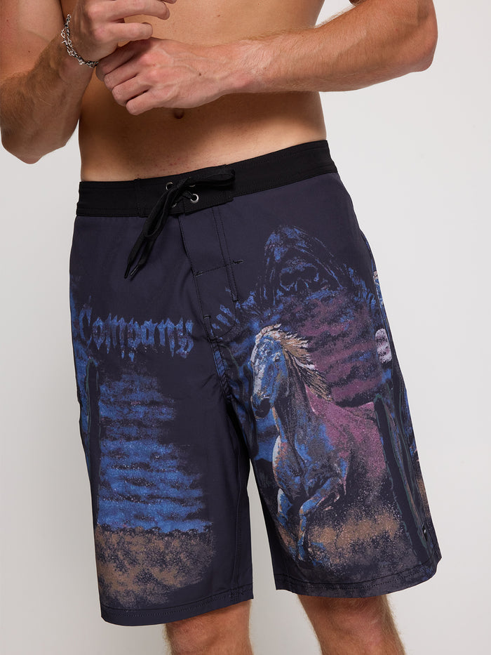 Shadow Runner Boardshort - Black 26