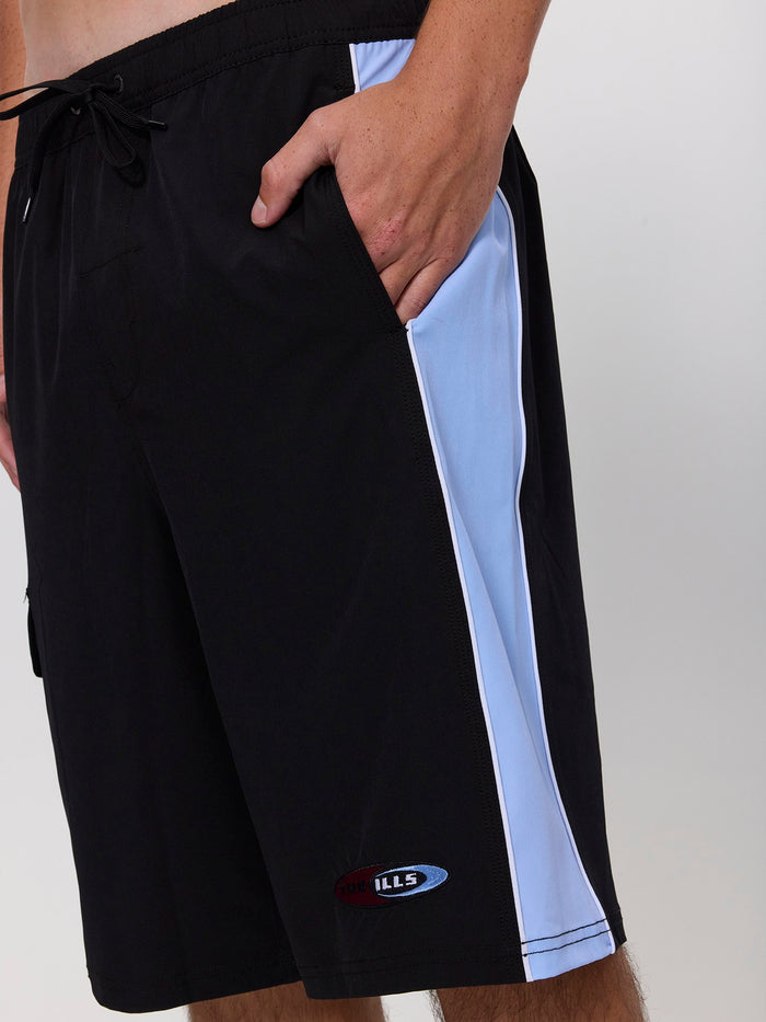 Mad Dogs Big Slacker Elastic Short - Black 26