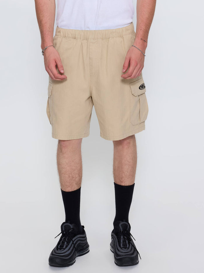 Bueno Elastic Cargo Short - Stone 26