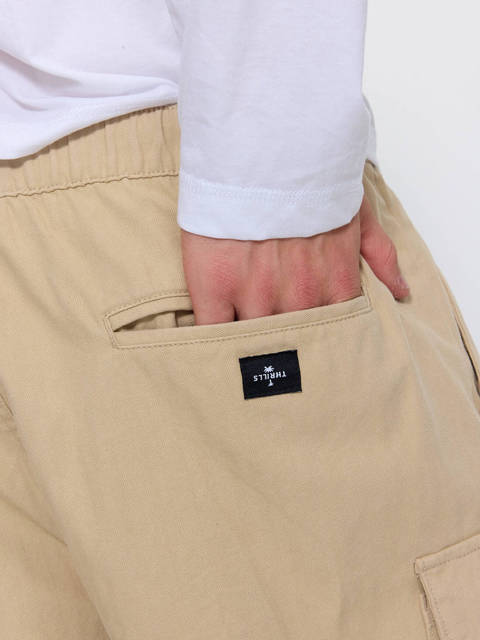 Bueno Elastic Cargo Short - Stone 26