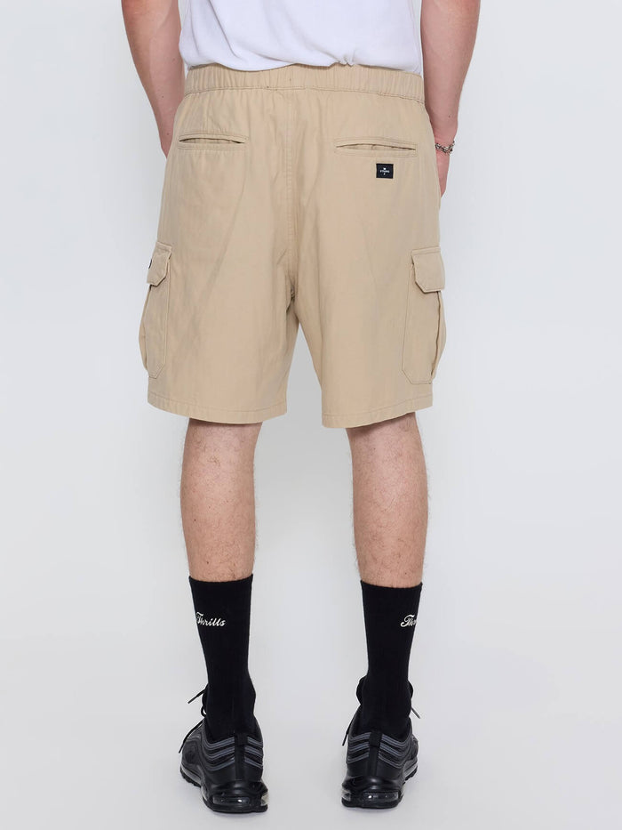Bueno Elastic Cargo Short - Stone 26