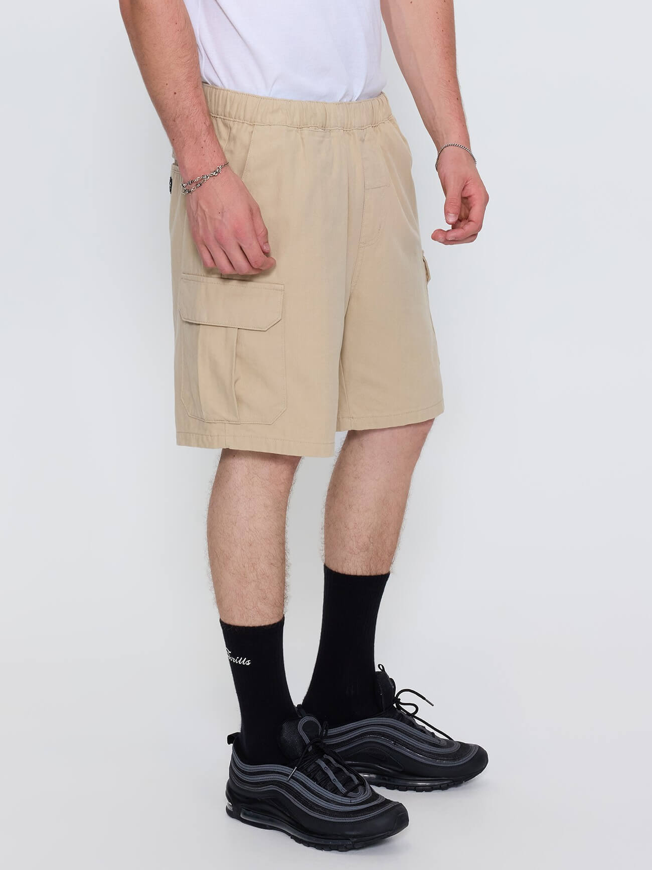 Bueno Elastic Cargo Short - Stone 26