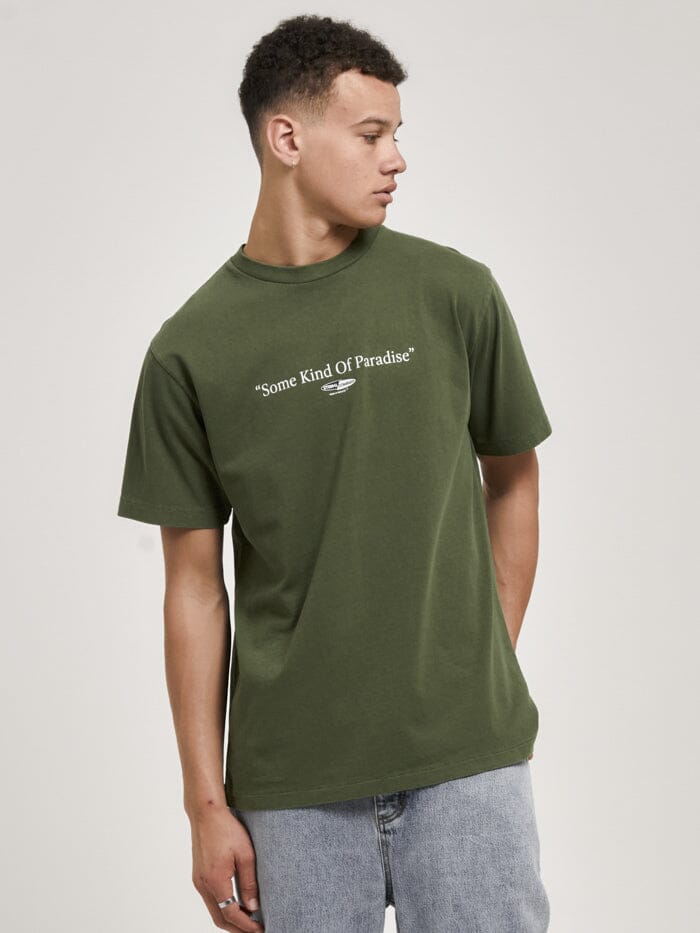 Some Kind Of Paradise Merch Fit Tee - Kiwi Green | Thrills Co.