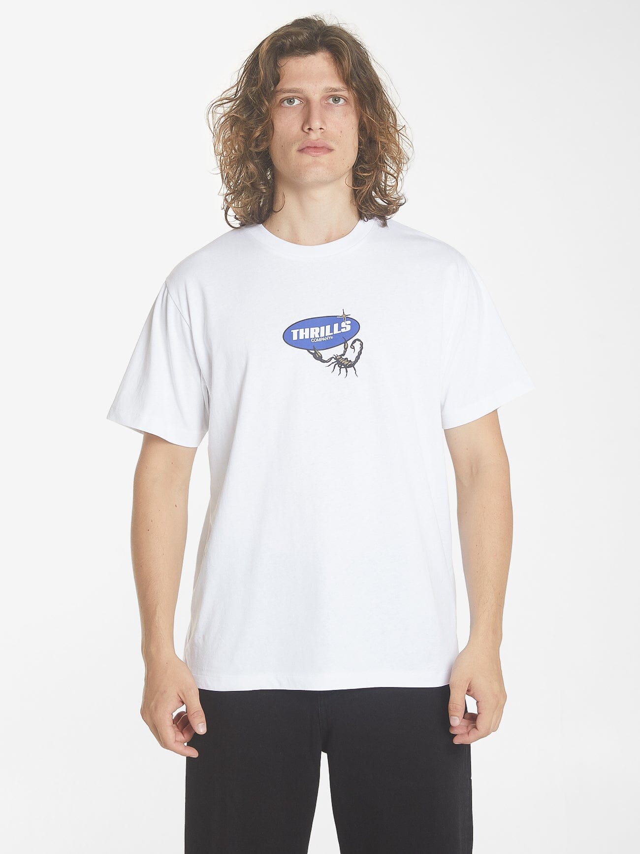 Lifted Merch Fit Tee - White XS