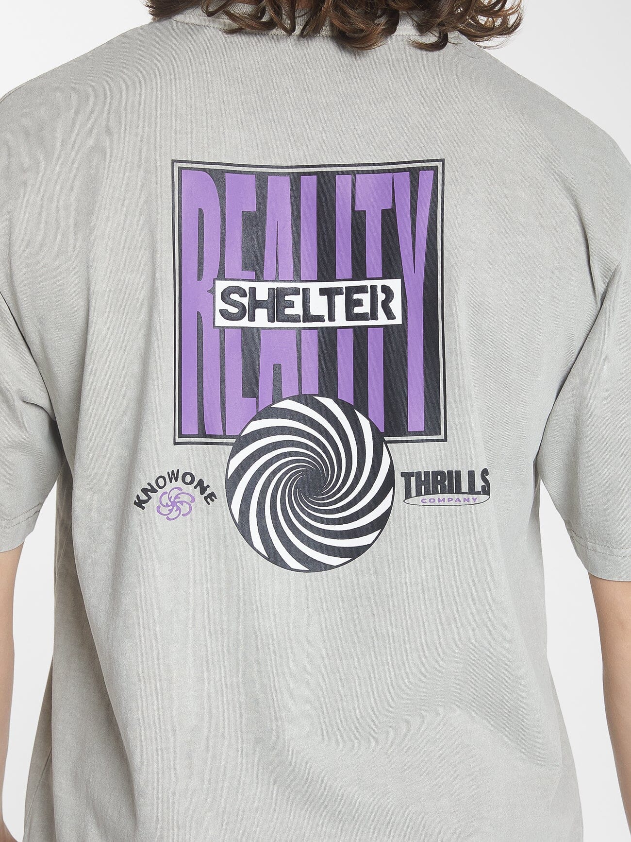 Shelter Reality Oversize Fit Tee - Fog XS