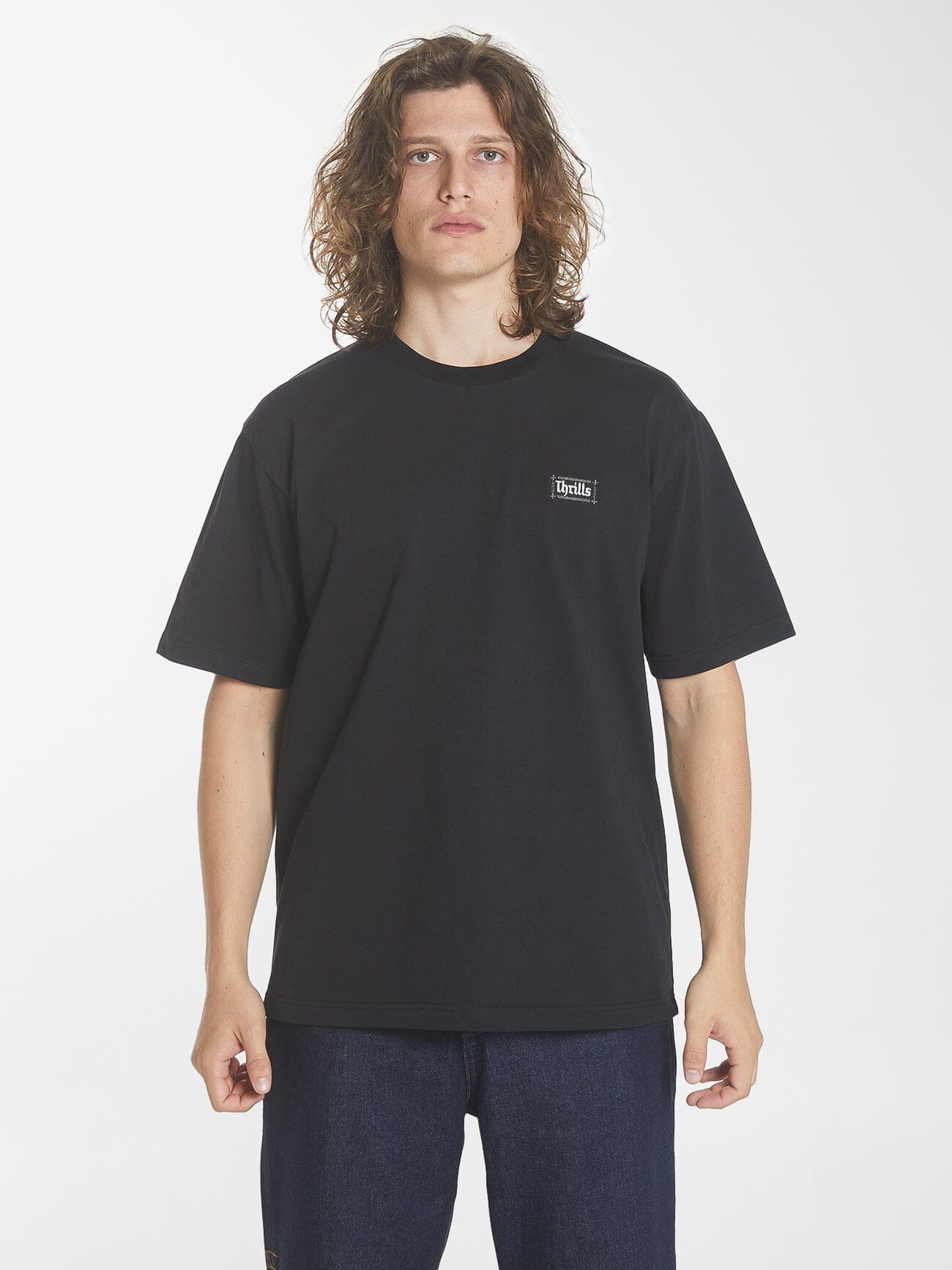 Arch Oversize Fit Tee - Black XS