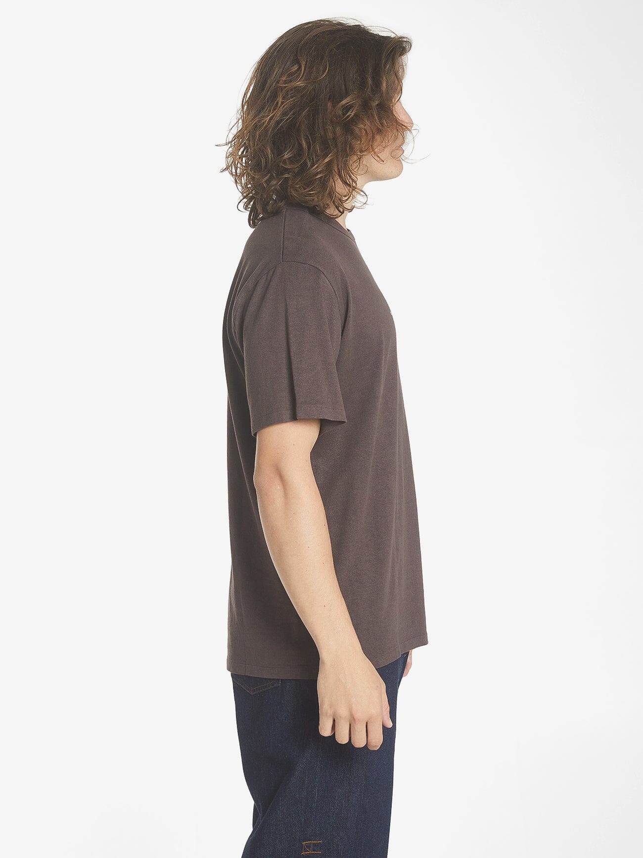 Hemp Imperial Merch Fit Tee - Black Coffee XS