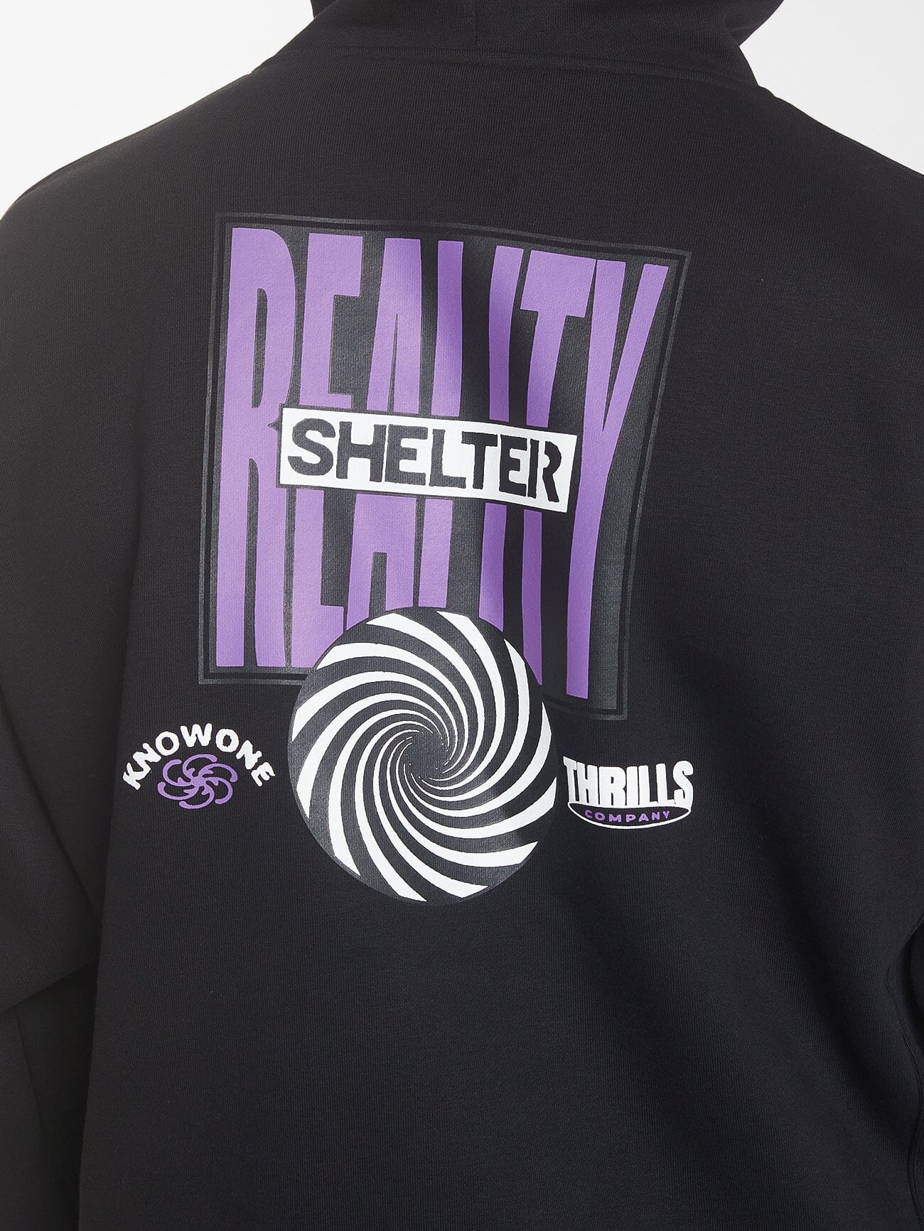 Shelter Reality Slouch Pull On Hood - Black XS