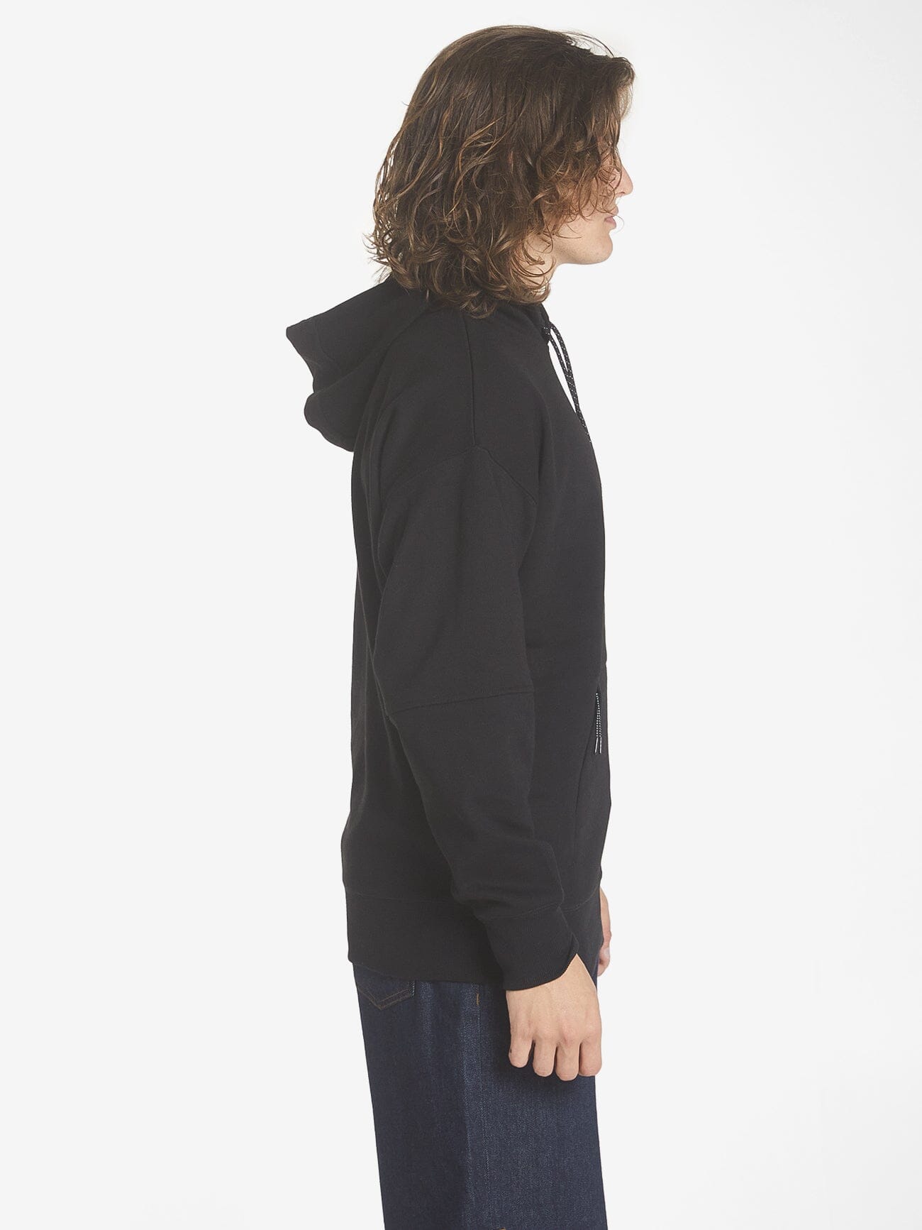 Underground Slouch Pull On Hood - Black XS