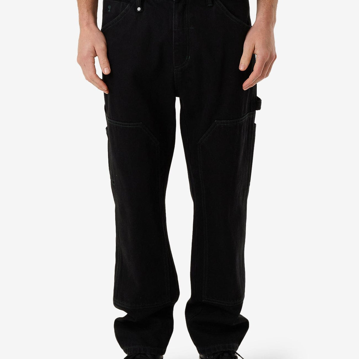 Carpenter Double Knee Pant - Black Rinse | Thrills Co. | Thrills Co