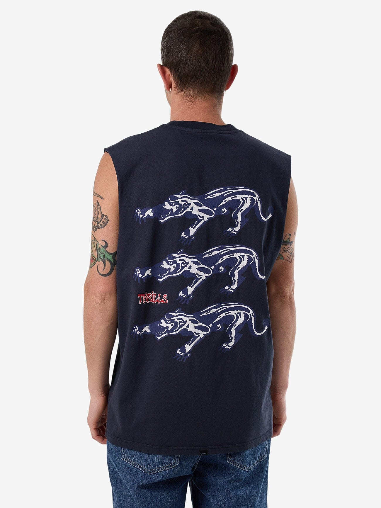 Decisions Merch Fit Muscle Tee - Total Eclipse XS