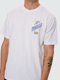 When It Hits Your Lips Merch Fit Tee - Dirty White