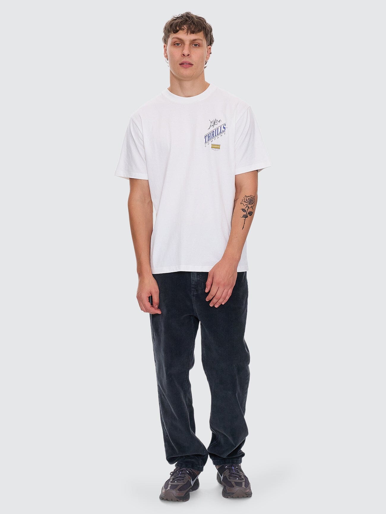 When It Hits Your Lips Merch Fit Tee - Dirty White XS