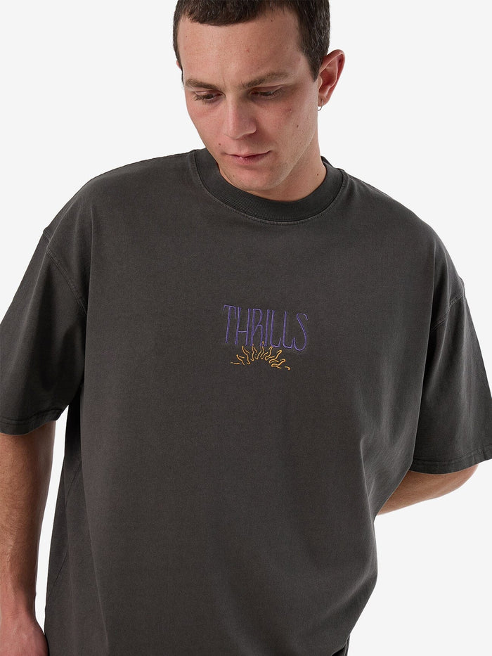 Powerful Security & Success Box Fit Oversize Tee - Merch Black