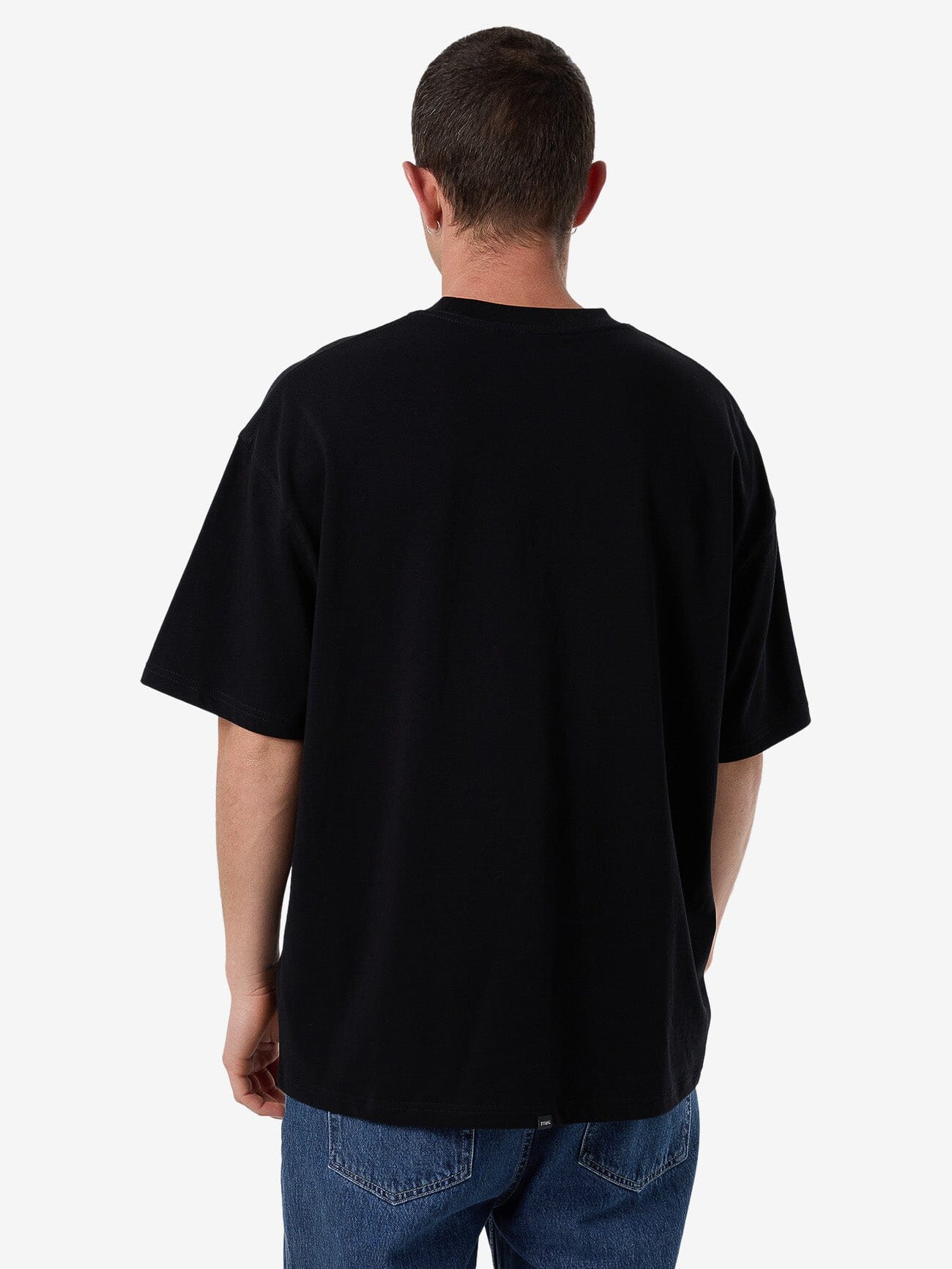 Superior Thrills Box Fit Oversize Tee - Black XS