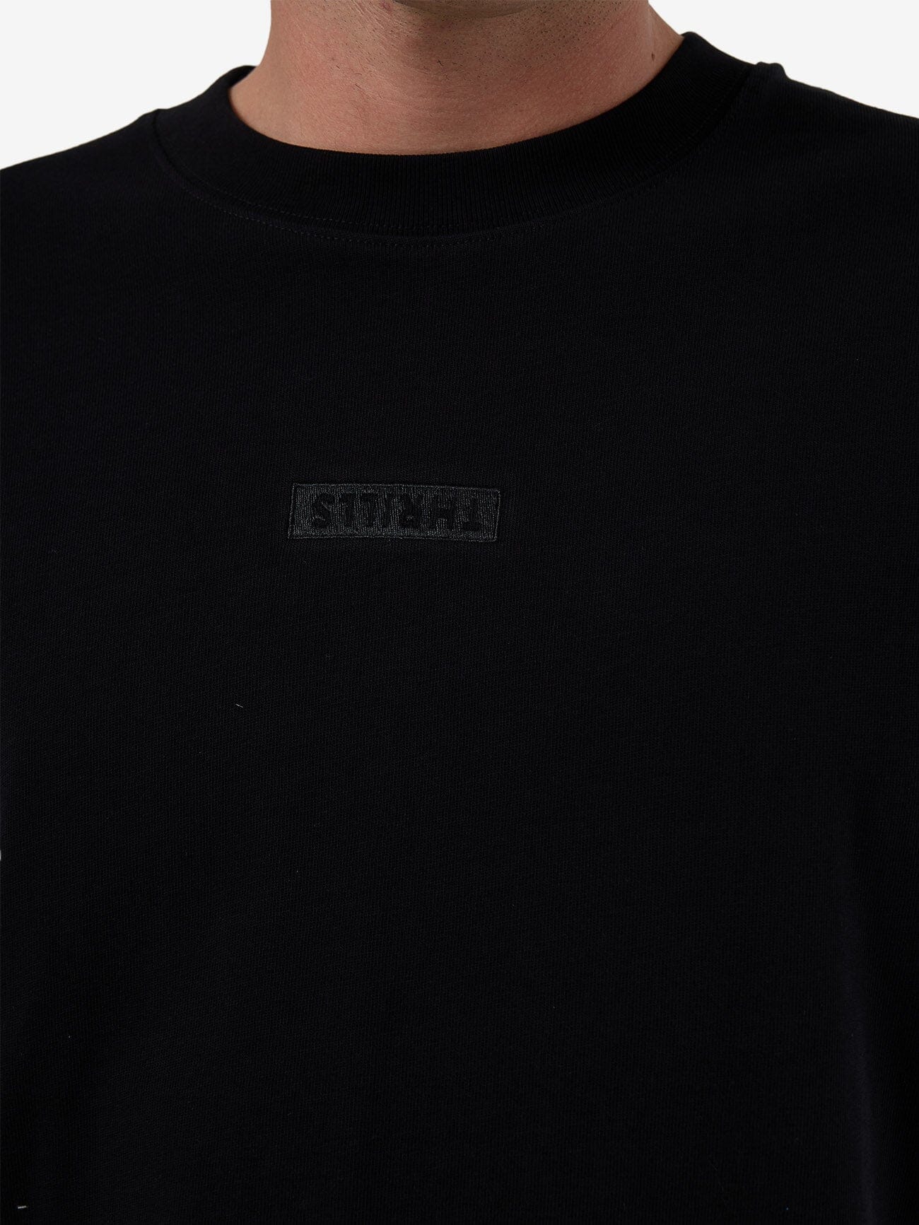 Superior Thrills Box Fit Oversize Tee - Black XS