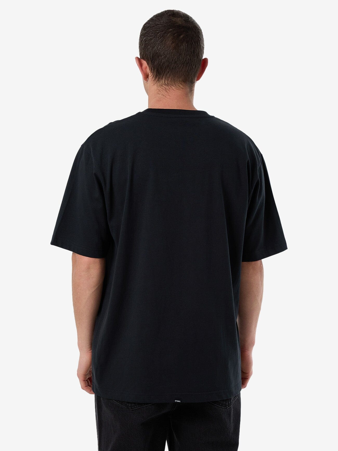 Thorned Oversize Fit Tee - Faded Black XS