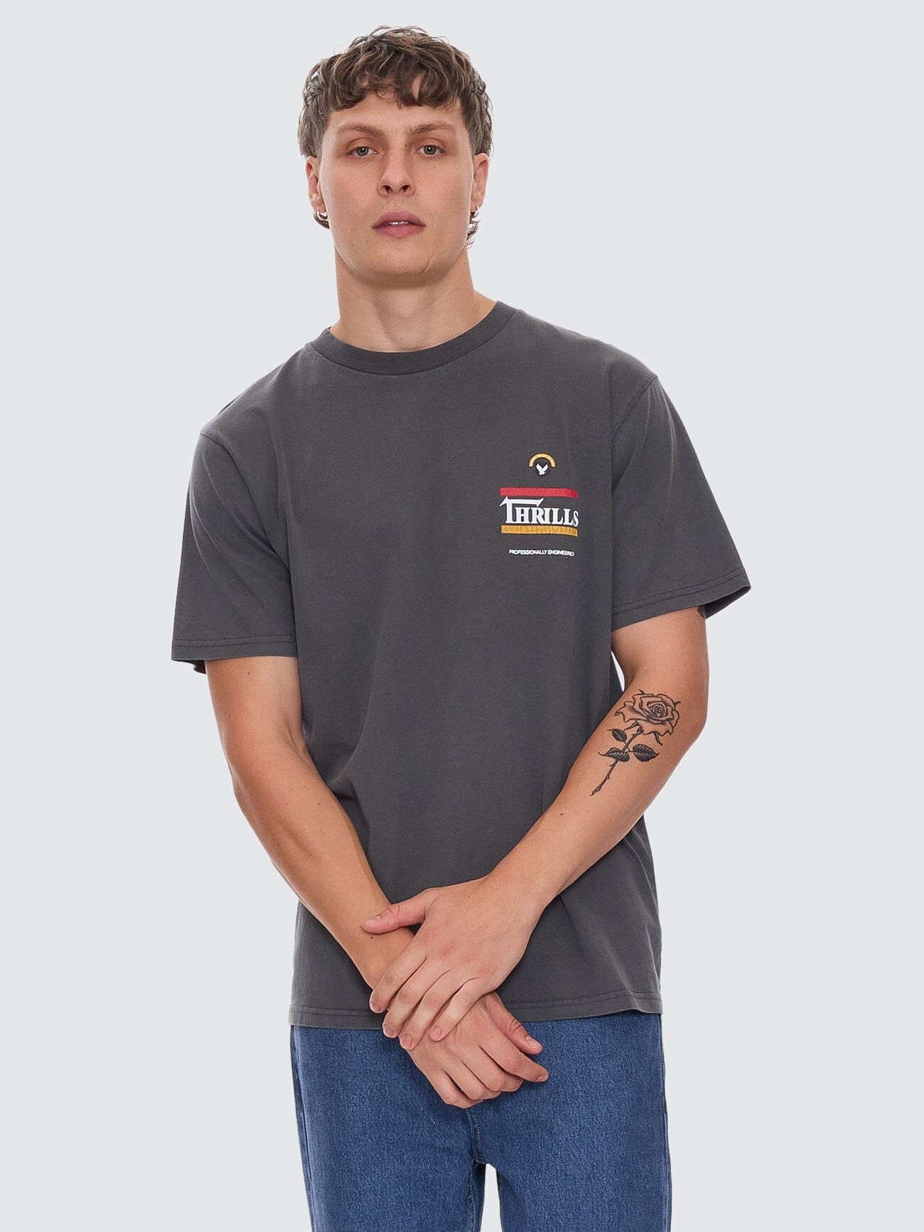 Responsible Merch Fit Tee in Black | Thrills Co.