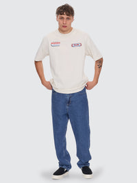 Beginning Anarchy Oversize Fit Tee - Heritage White