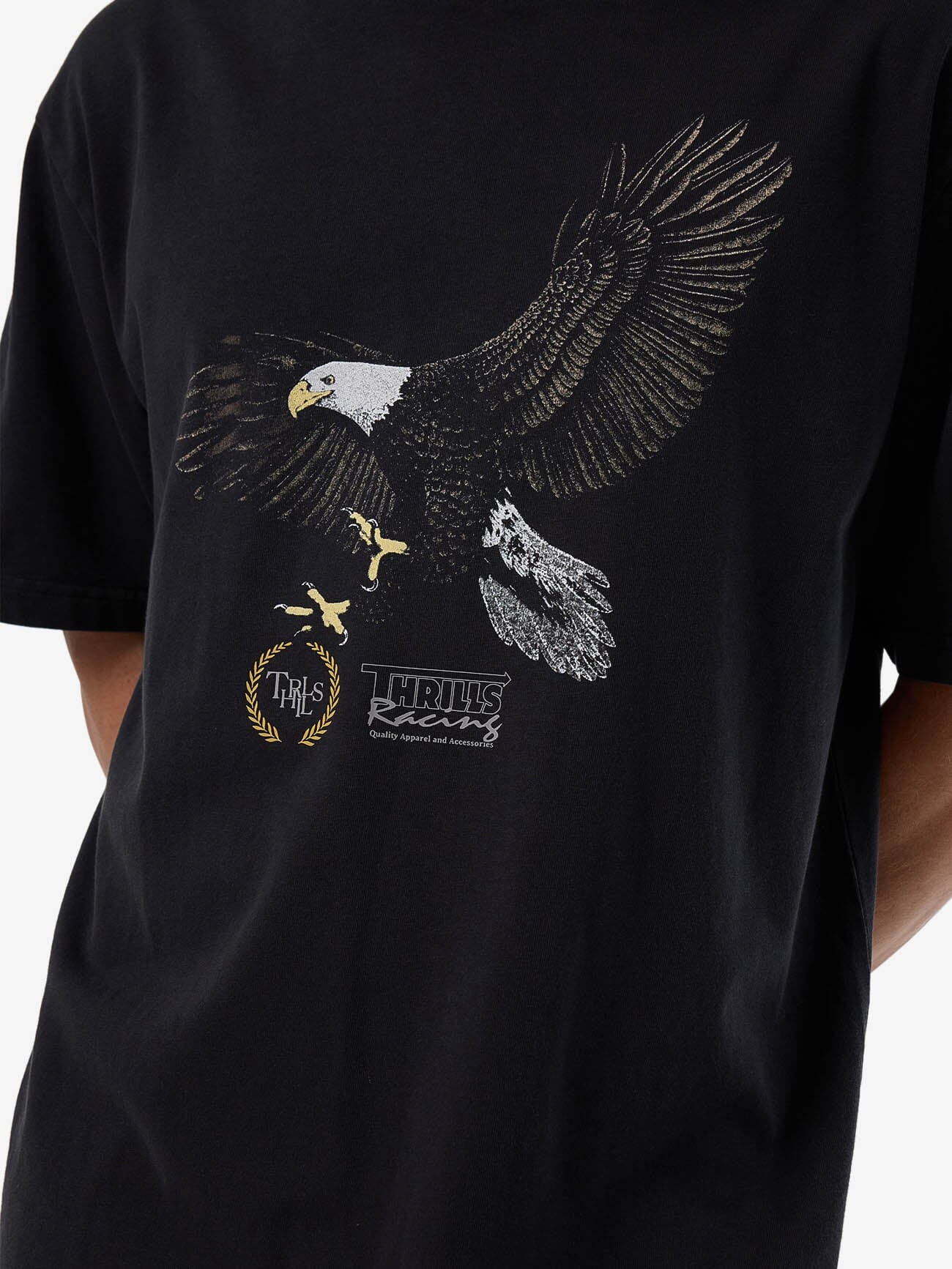Speed Tour Oversize Fit Tee - Washed Black XS
