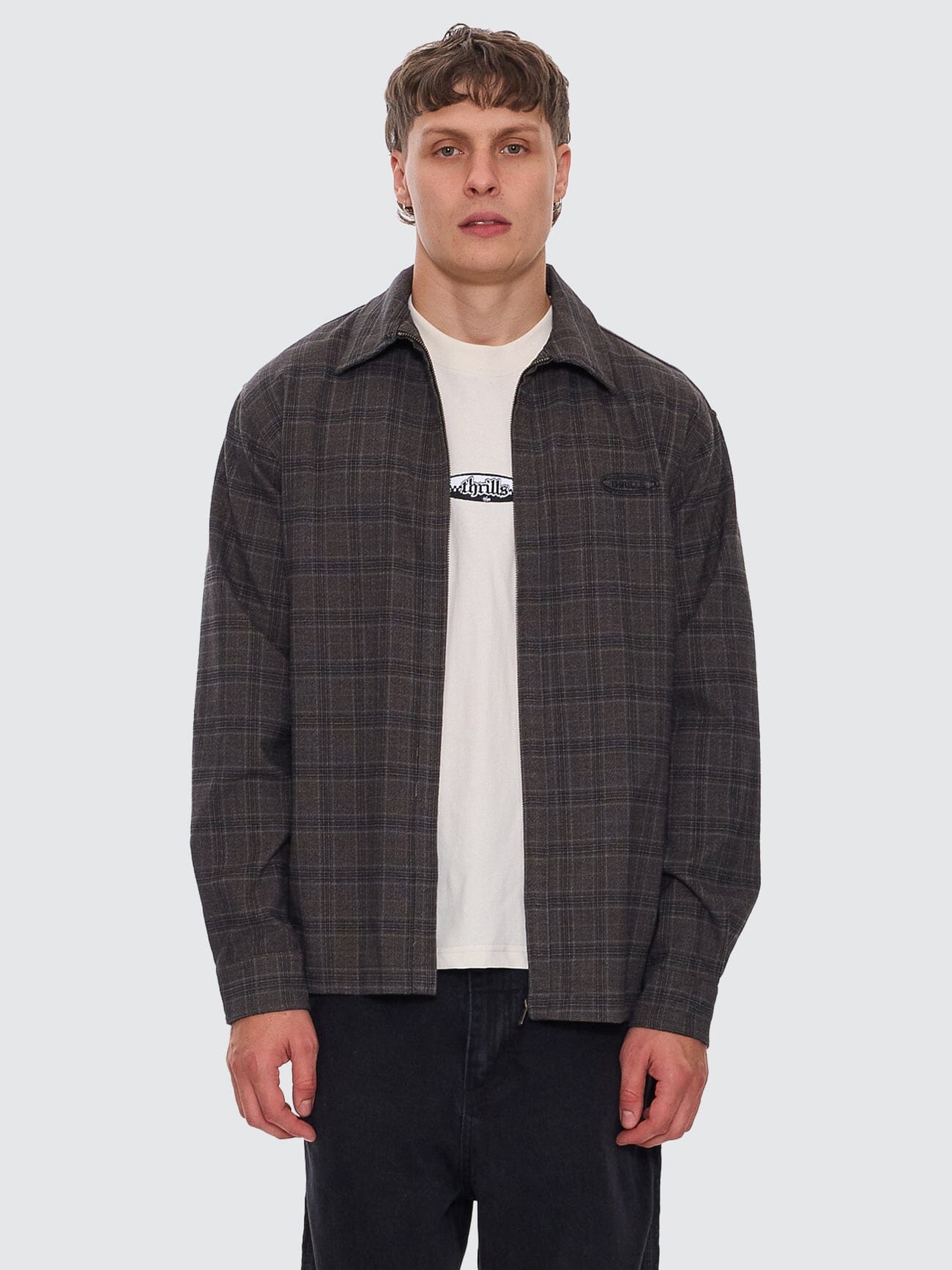 Jacob Long Sleeve Zip Jacket - Black XS