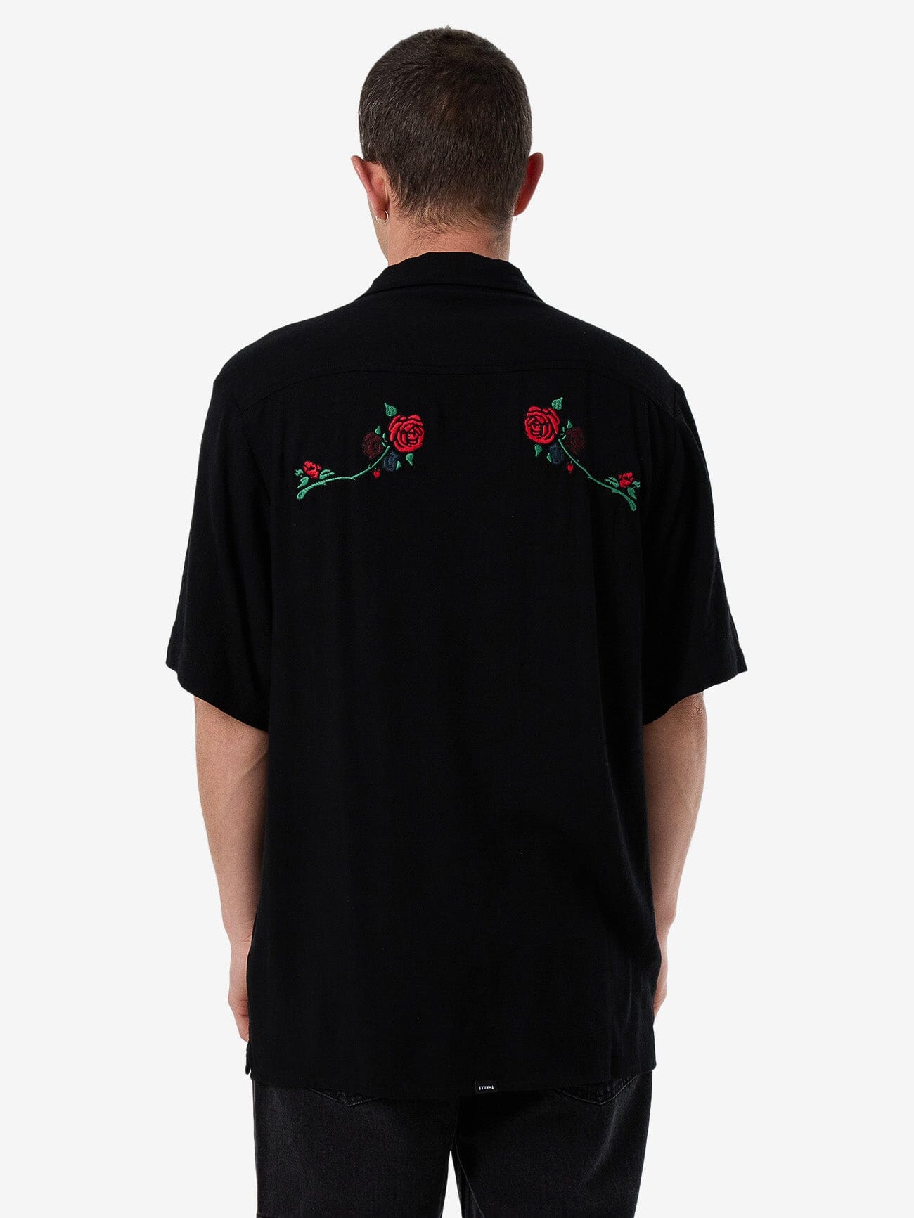 Thorned Bowling Shirt - Black XS
