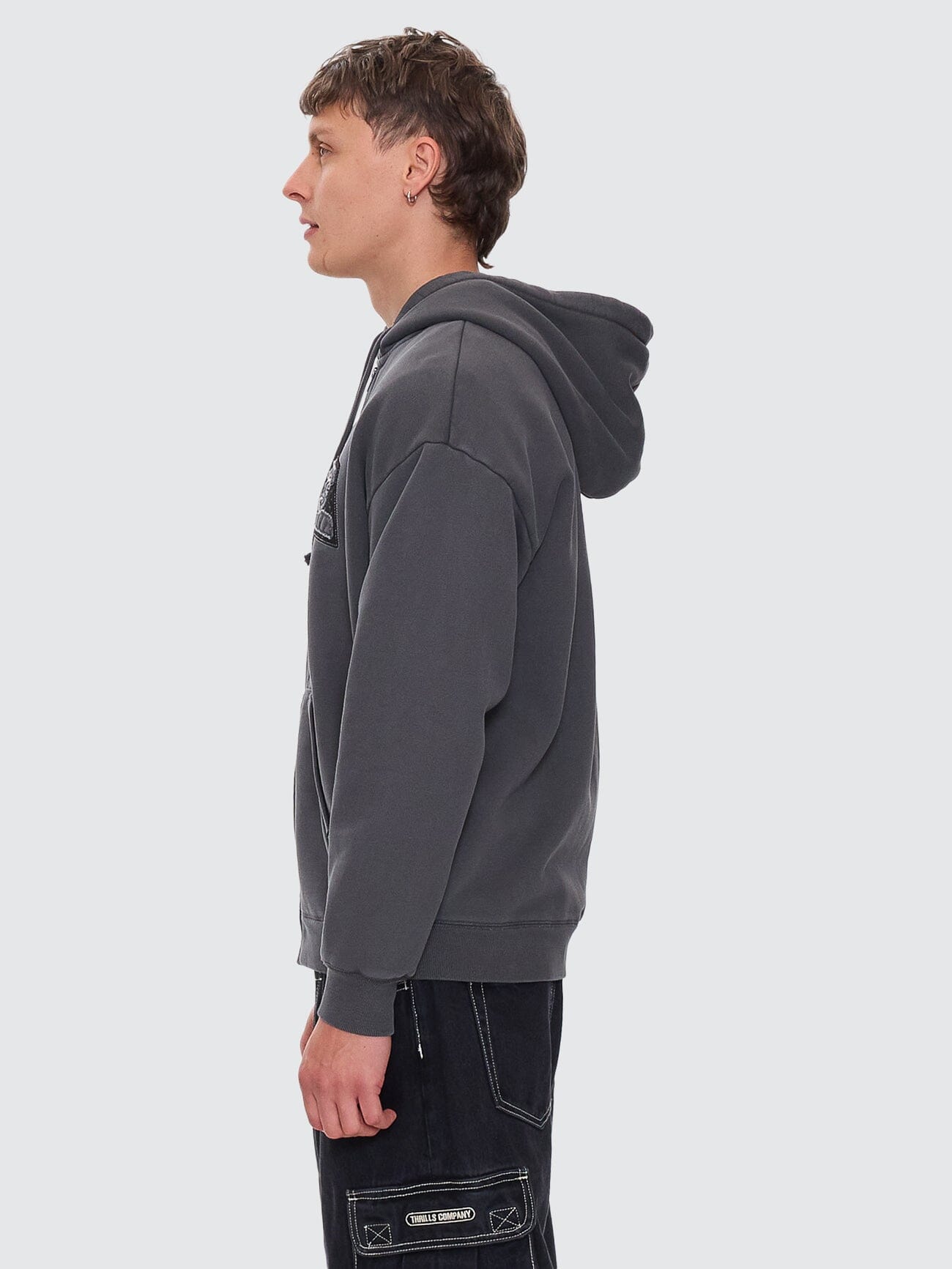 Starpower Zip Hood Fleece - Merch Black XS