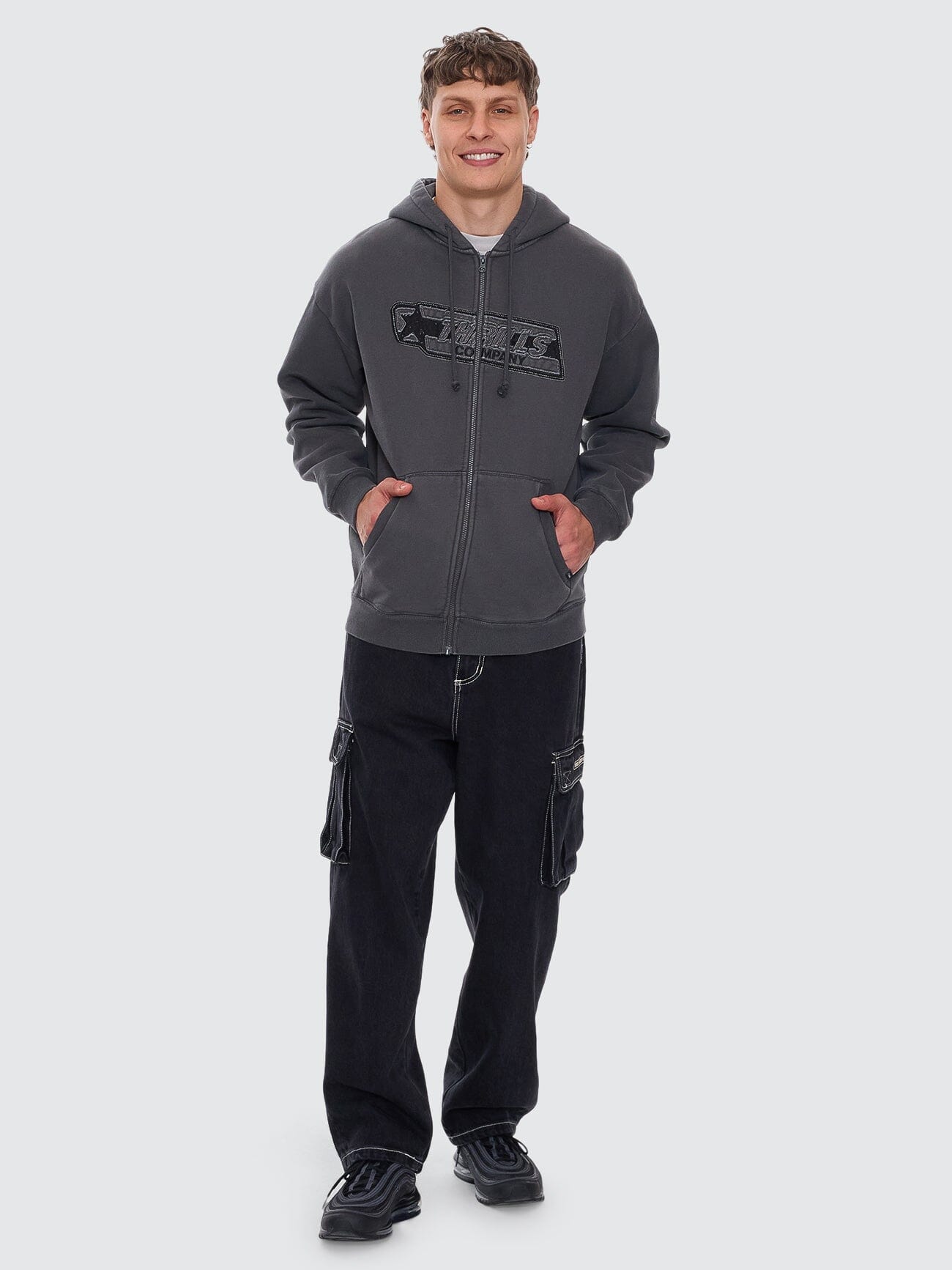 Starpower Zip Hood Fleece - Merch Black XS