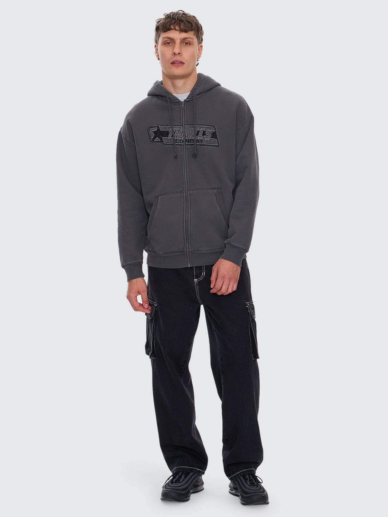 Starpower Zip Hood Fleece - Merch Black XS