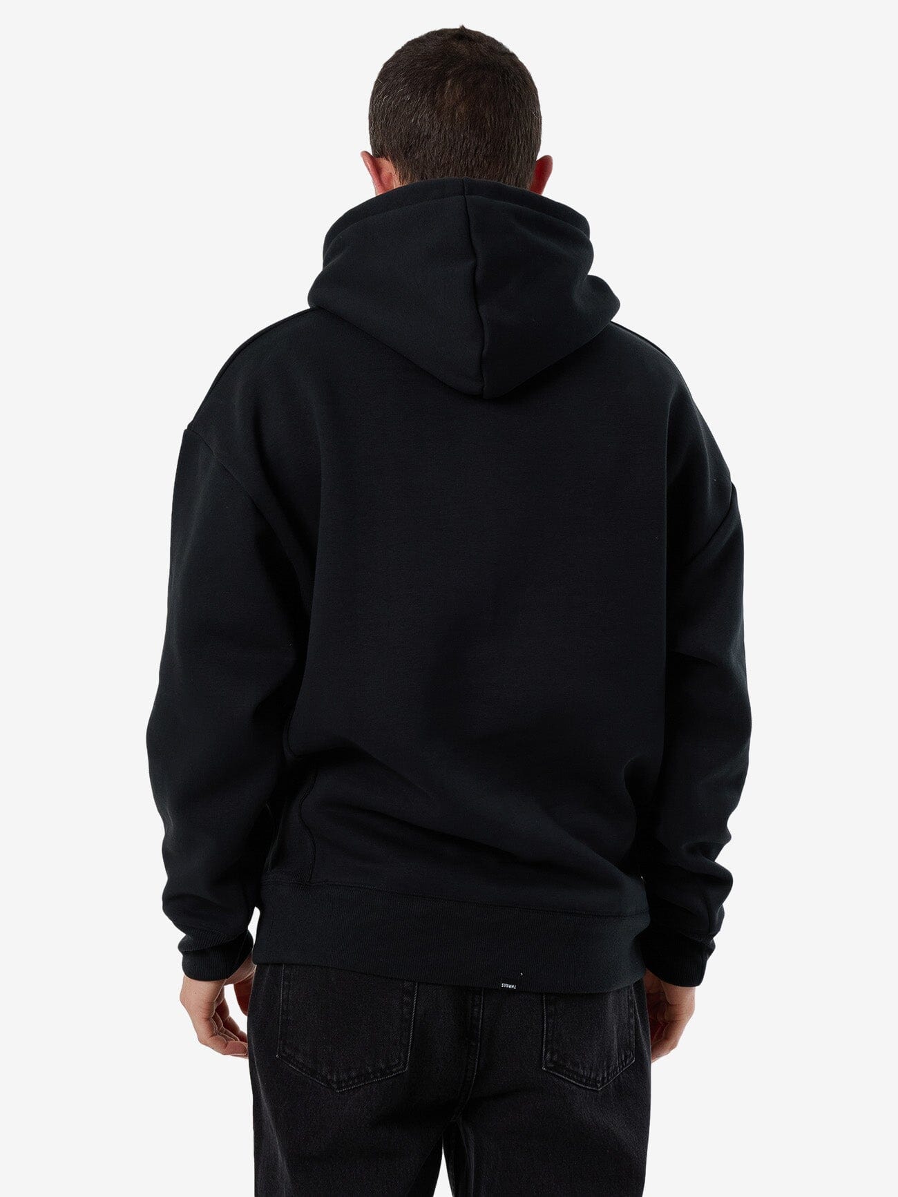 Thorned Slouch Pull On Hood - Black XS