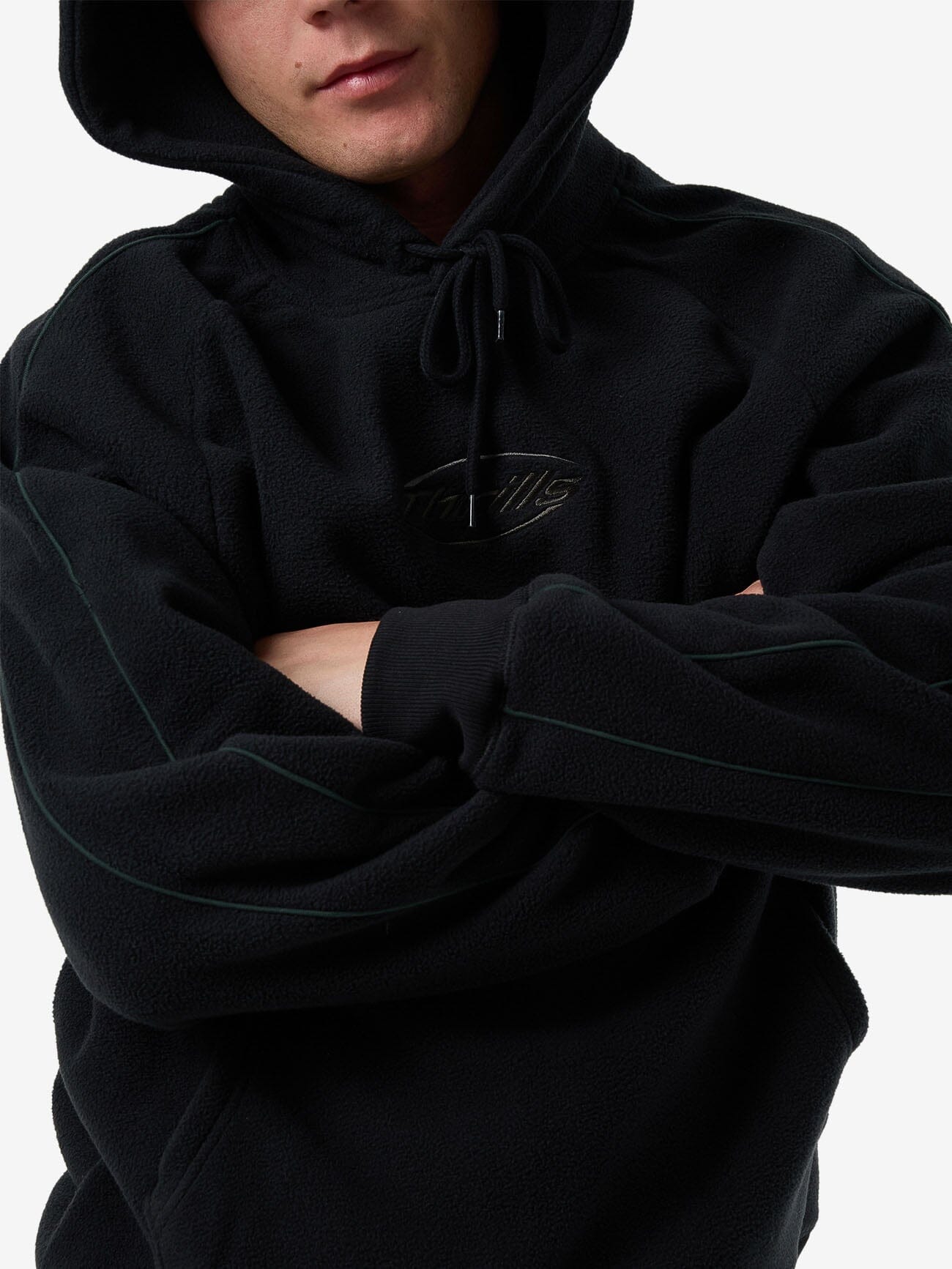 Fortune Favors Raglan Panel Hood - Washed Black XS