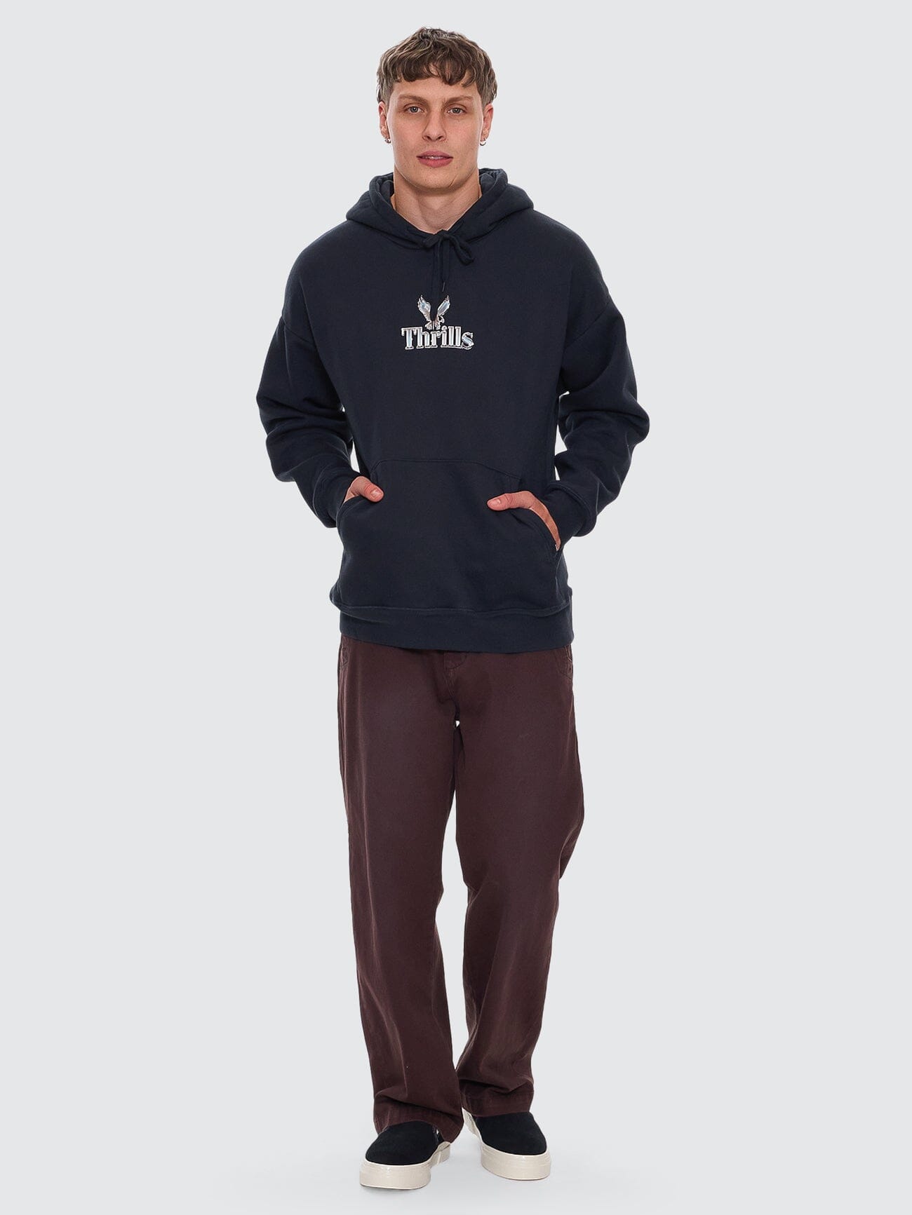 Strength & Glory Slouch Pull On Hood - Twilight Black XS