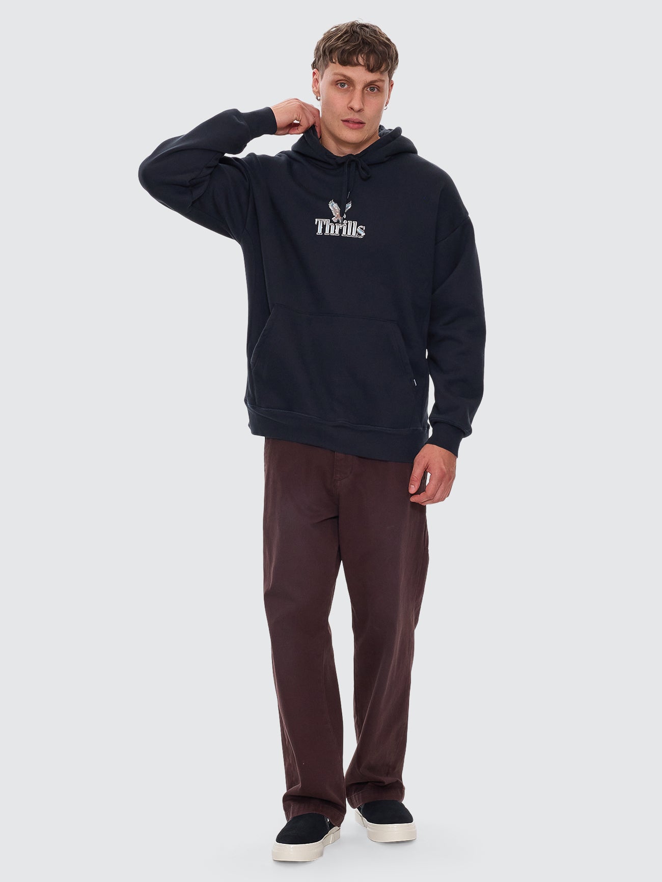 Strength & Glory Slouch Pull On Hood - Twilight Black XS