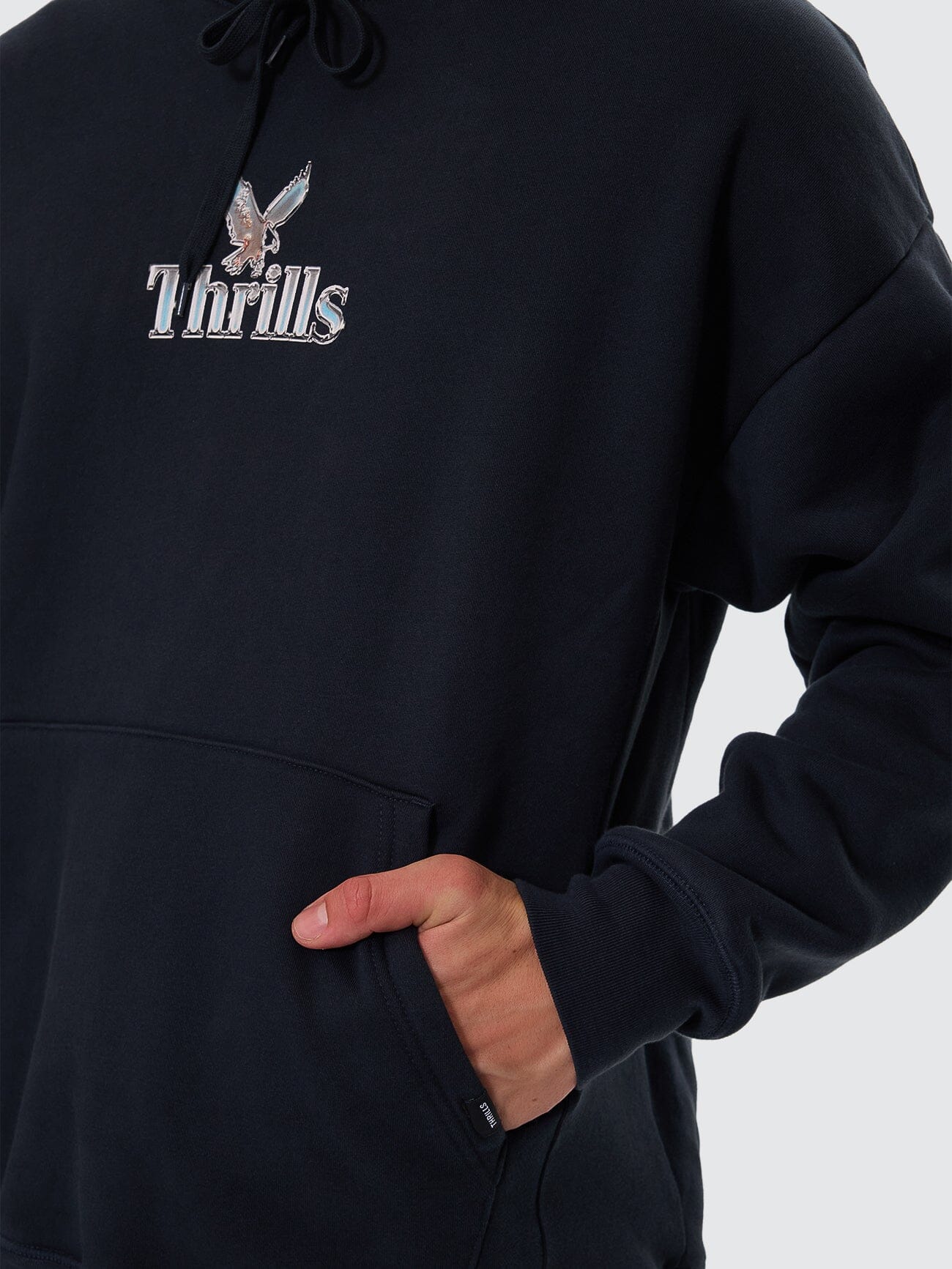 Strength & Glory Slouch Pull On Hood - Twilight Black XS