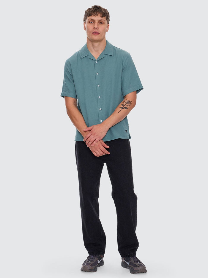 Walks of Life Bowling Shirt - Chinois Green XS