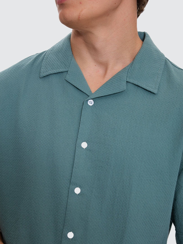 Walks of Life Bowling Shirt - Chinois Green XS