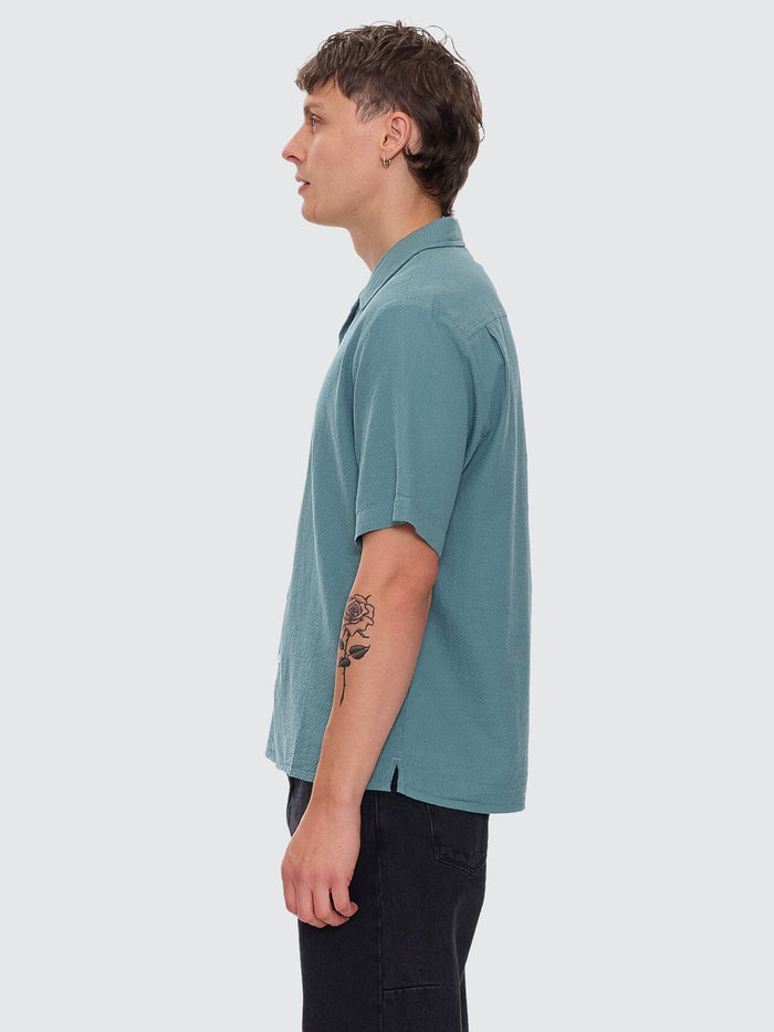 Walks of Life Bowling Shirt - Chinois Green XS