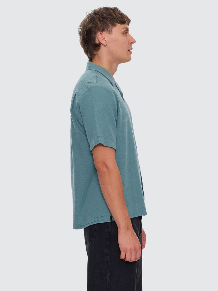 Walks of Life Bowling Shirt - Chinois Green XS