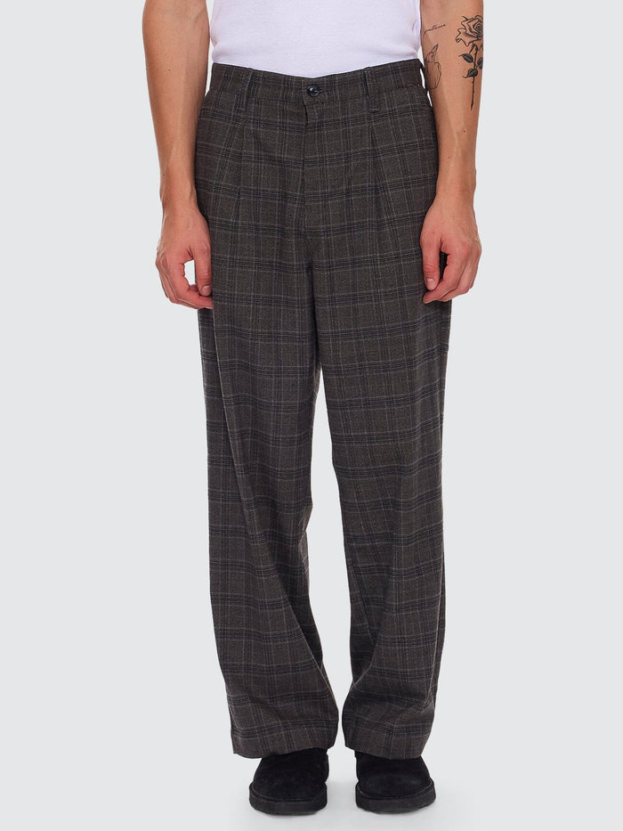 Jacob Plaid Pant - Black 26