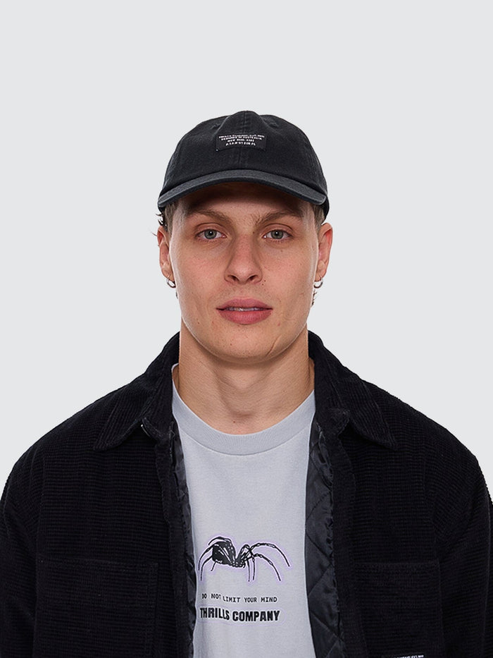 Issued 6 Panel Cap - Black One Size