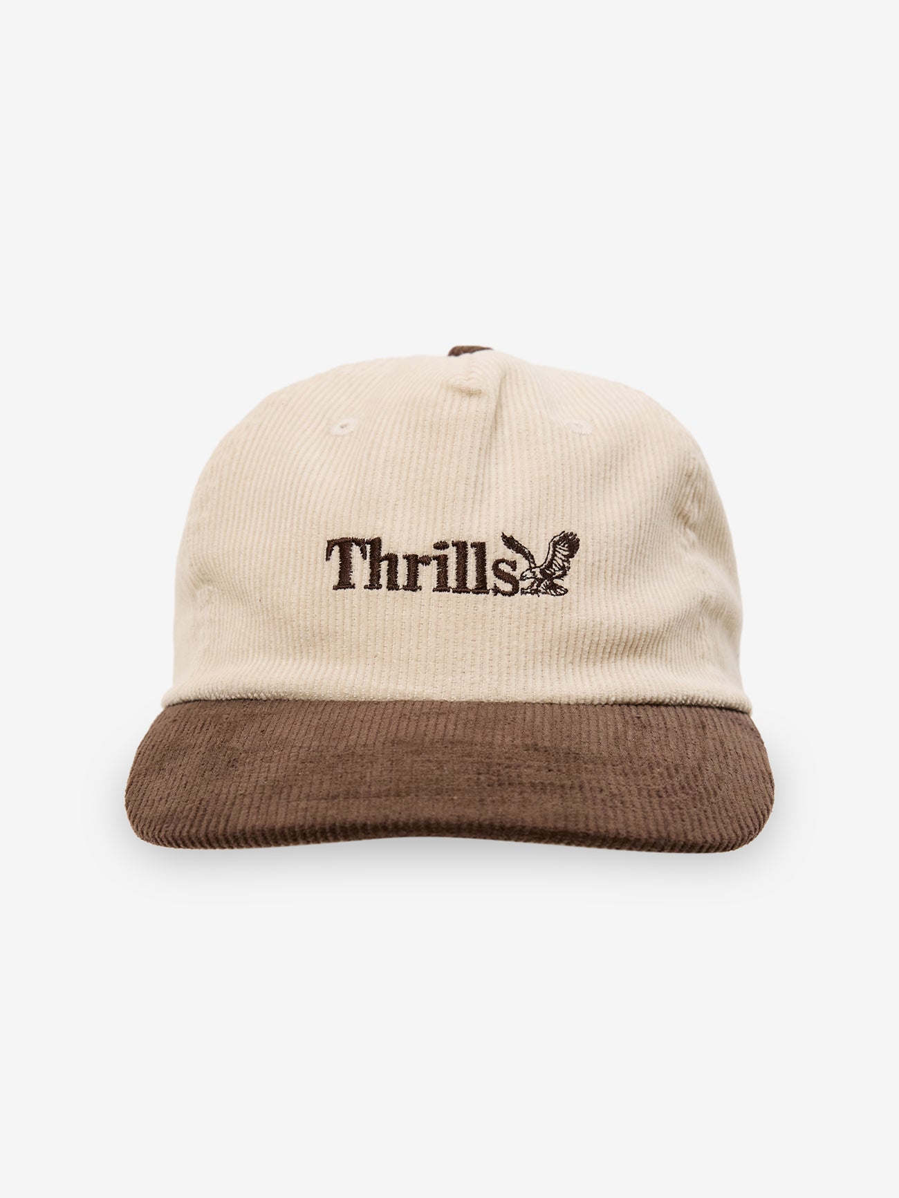 Thrills Workwear 5 Panel Cap in White is a unisex fit.